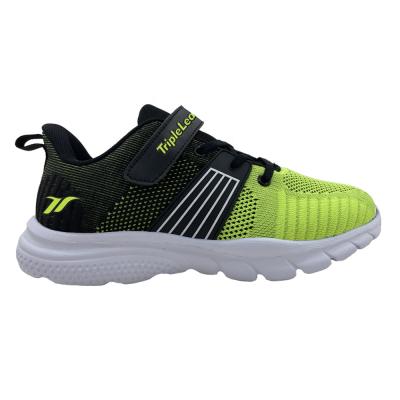 China Lightweight Kids Shoes 2021 Fashion Kids Sneakers For Boys Flying Knitted Kids Casual Shoes for sale