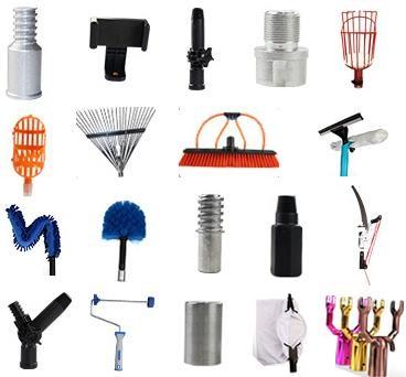 China Washing/Cleaning for Window /car/ Home 12 Feet Aluminum Telescopic Pole with Spring Button Lock Flip-Lock Telescopic Pole Cleaner for sale