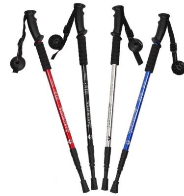 China Camping Tent Pole /walking Poles Aluminum / Trekking Poles 6061 High Quality Nordic Canes Ski Poles Foldable Trekking Pole Walking Poles for sale