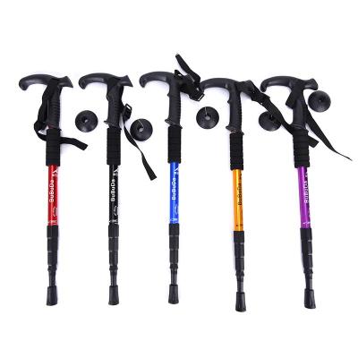 China Camping Tent Pole /walking Poles/Aluminum Alloy Trekking Poles For Men Women Kids Children Lightweight Adjustable Trekking Poles Walking Stick for sale