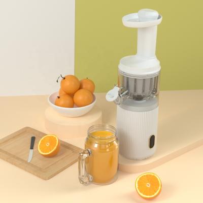 China New Design Outdoor USB Rechargeable Cold Press Slow Speed ​​Vertical Juicer Extractor Masticating Machine for sale