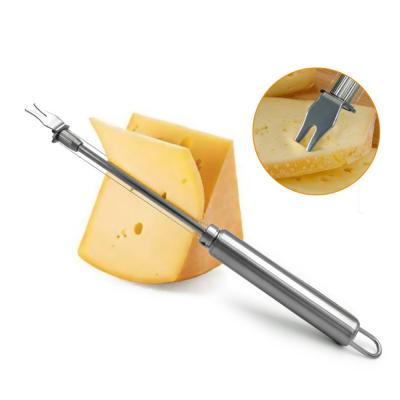 China Stocked Wholesale Professional Cheese Slicer Silver Color Best Household Cheese Tools for sale