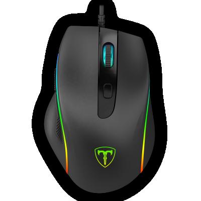 China 6D 6D 500Hz Voting Rate Rgb Backlit Wired Computer Gaming Mouse for sale