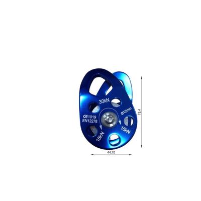 China Material of Construction Shops Aluminum Alloy for Rescue and EN 12278:2007 Small Moving Side Climbing Pulley for sale