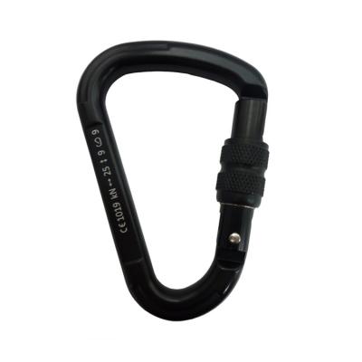 China HMS Key Factory Pear Shaped Aluminum Carabiner Entire Lock Key Lock Factory for sale