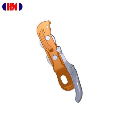 China Aluminum Climbing Mountaineering Downhill Safety Manual Climbing Descender for sale