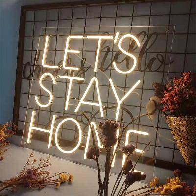 China Easy Setup Advertising Neon Sign Letters Led Light Custom Neon Sign for sale