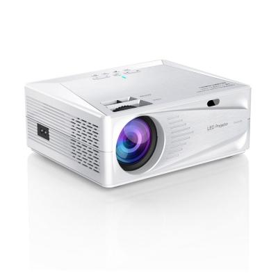 China LCD Two Colors LCD Projectors 720p Version Focus Lens Projector Big Screen Size Base Proyector For Kids for sale