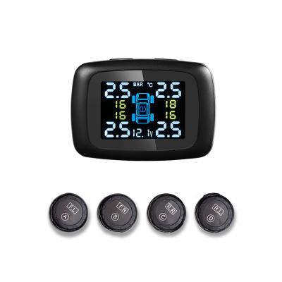 China ABS+Metal Universal Internal External TPMS Wireless Real Time Car Tire Pressure Monitoring System for sale