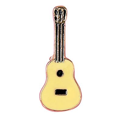 China Customized High Quality Custom Guitar Ukulele Badge Metal Enamel Lapel Pin Bulk Lapel Pin Cartoon Hard Pin for sale