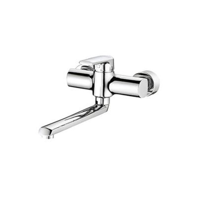 China Wholesale Traditional Customized Large Rotatable Hot Cold Water Mixer Tap Brass Kitchen Sink Faucet Tap for sale