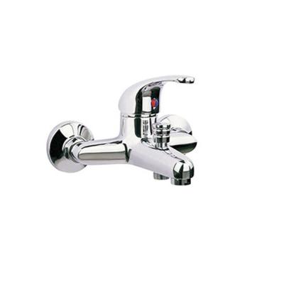 China Without Slide Bar Low Price Wall-mount Cold Water Shower Mixer Chrome Plating Hot Bath Shower Mixer for sale