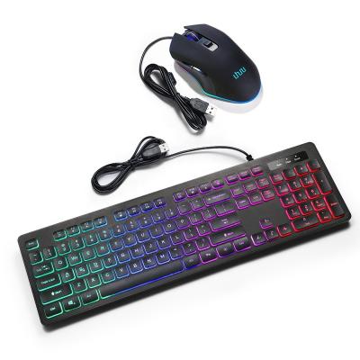 China ABS Uhuru Wired Gaming Mouse and Keyboard Palmrest Detachable PC Backlit Illuminate RGB Led Mechanical Gaming Keyboard for sale