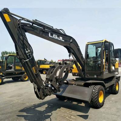 China 2019 New stype LG685BM mechanical wheel excavator with optional grab for sale