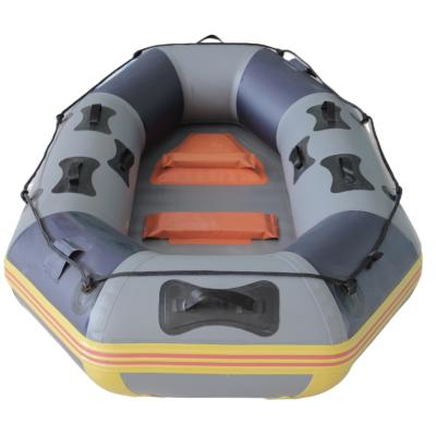 China Enjoy the experience Wonderful Outdoor PVC Inflatable Fishing Boat Customization Outdoor Drift Rescue Rowing Boat for sale