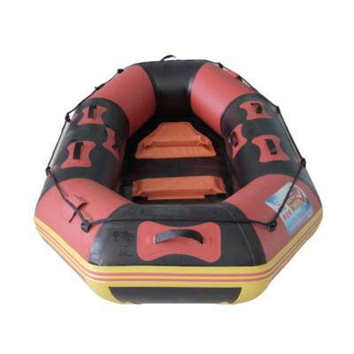 China Enjoy Wonderful Outdoor Hull Material PVC Factory Price OEM Experience Inflatable Fishing Boat With Hand Pump for sale