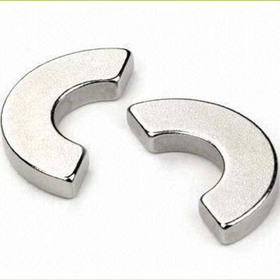 China Moto NdFeB Magnet Sintered N42 Curve Magnet for sale