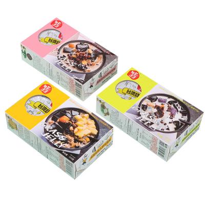 China Open and Eat Grass Jelly Taiwan Jelly Box Sunlight Storage Packing Mix 310g for sale