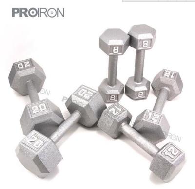 China Durable Gym Fitness Equipment Cast Iron Dumbbell For Weightlifting for sale