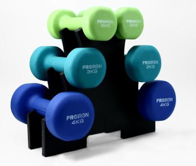 China High Quality Custom Vinyl Factory Wholesale Bodybuilding Colored Weightlifting Dumbbell for sale