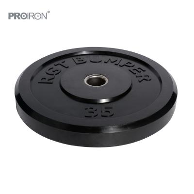 China High quality rubber weightlifting bumper plate for sale