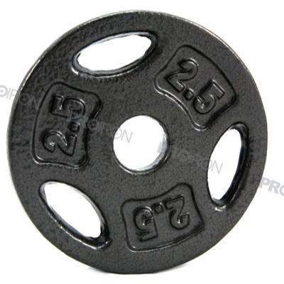 China Standard 2.5 Pound Crossfit Cast Iron Barbell Weight Flat Weightlifting for sale