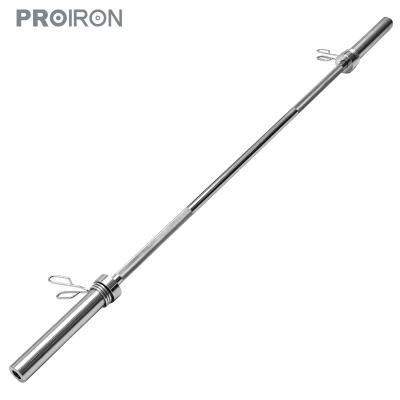 China PROIRON Universal fitness gym equipment weightlifting chrome Olympic Games barbell bar with high quality for sale