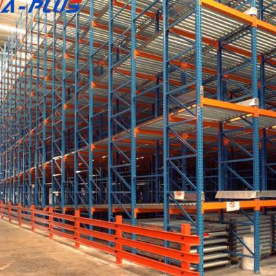 China Suitable for industrial outdoors using warehouse pallet rack gravity flow rack for sale