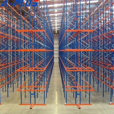 China Suitable For High Space Utilization Outdoor Shelving VNA Very Narrow Haven Racking for sale