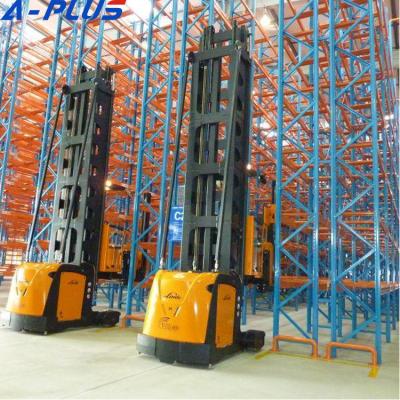 China Suitable for high out warehouse storage forklift using Very Narrow Asylum Racking for sale