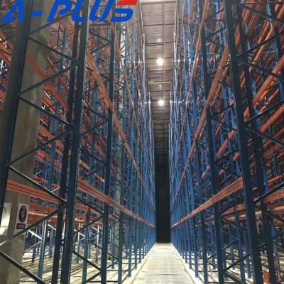 China Corrosion Protection APLUS Narrow Aisle And Very Narrow Aisle (VNA) Pallet Racking In Nanjing Plus One for sale