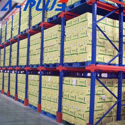 China Corrosion Protection Warehouse Storage Pallet Heavy Duty High Density Type Drive In&Drive By Racking System for sale