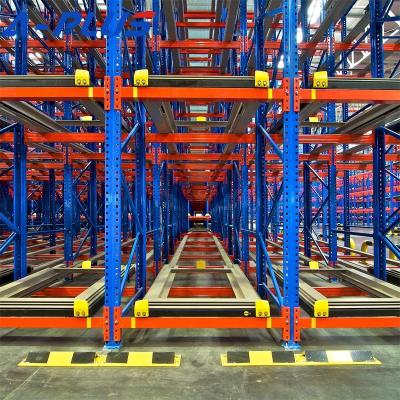 China Corrosion Protection Low Cost Industrial Storage Racking System LIFO Rack Back Warehouse Push Shelf Rack for sale