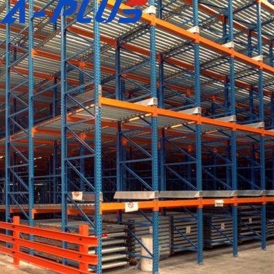 China Corrosion Protection Adjustable Pallet Racking System for Live Rack Gravity Pallet Rack for sale