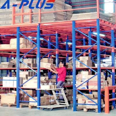 China Suitable For Outdoor Warehouse Mezzanine Floor Mezzanine Rack Multilevel Racking for sale