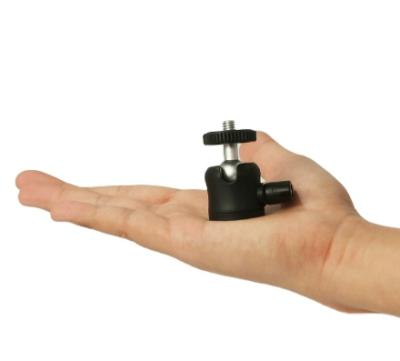 China Professional Mini Ball Head Adapter Mount Vlog Shooting with 360 Degree and 1/4 Screw for DSLR Camera for sale