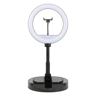 China Portable PORTABLE Three Color Ring Light (RGB-Free) 12 Inches with Foldable and Flexible Stand with Phone Holder for Live Streaming for sale