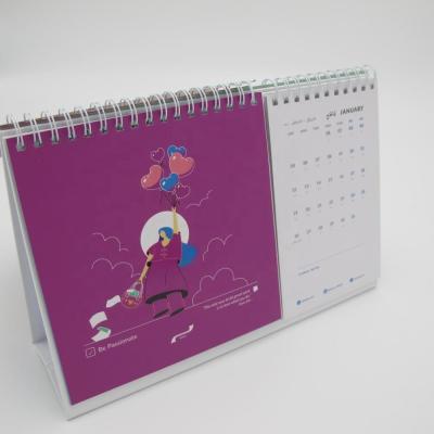 China paper & Wholesale Custom Cardboard 2020 Calendar Printing Desk Calendar Printing for sale