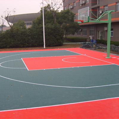 China Outdoor Basketball Tiles Basketball Court Sports Flooring for sale