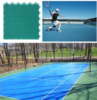 China SUGE High Quality Portable Virgin Tennis Court Sports Equipment Floor for sale