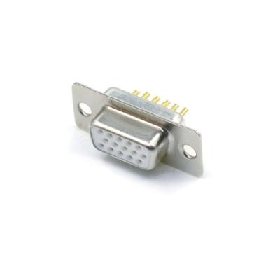 China Computer D-SUB 15 Pin Female Connector HDB 15Pin Female Solder Type For Y Cable Asses for sale