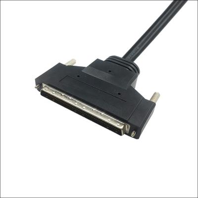 China Electronic SCSI HPDB 100P Male To Male Cable With Screw Cable 1M SCSI 100 Pin Cable for sale