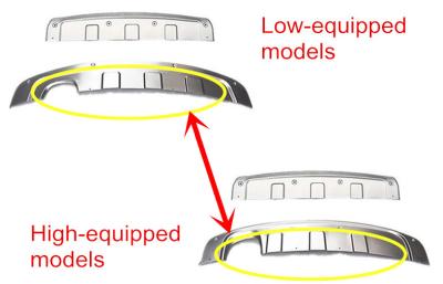 China Stainless Steel Bumper Skid Plates For Long Wheel Base Volkswagen Tiguan 2013 for sale