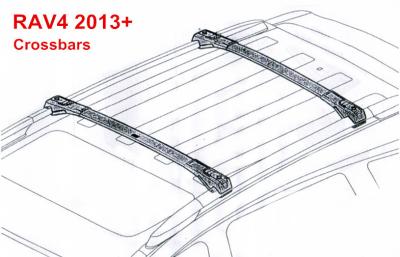 China Barras cruzadas del estilo de OE para 2013 2016 carriles de portaequipajes del tejado de Toyota RAV4 en venta