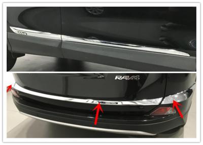 China Toyota RAV4 2016 Auto Exterior Trim Parts Side Door Trim Stripe and Tail Gate Molding for sale