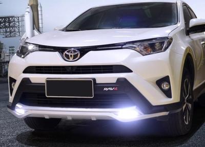 China TOYOTA 2016 RAV4 Plastic Front Car Bumper Guard With LED Light And Rear Guard for sale