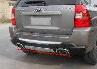 China Guardia de parachoques del coche de encargo para el guardia 2007 de parachoques trasero de KIA Sportage con el ajuste de Chrome en venta