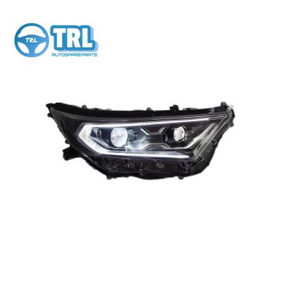 China Toyota Rav4 Headlamps Plastic White/Chrome/Black LED/Halogen Car lights for sale