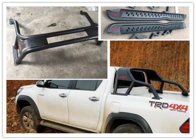 China Toyota Hilux Revo 2016 TRD Style Steel Side Step Bars And Steel Roll Cage for sale