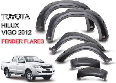 China Upgrade Black Wide Wheel Arches Fender Flares for TOYOTA HILUX 2012 - 2014 Vigo for sale